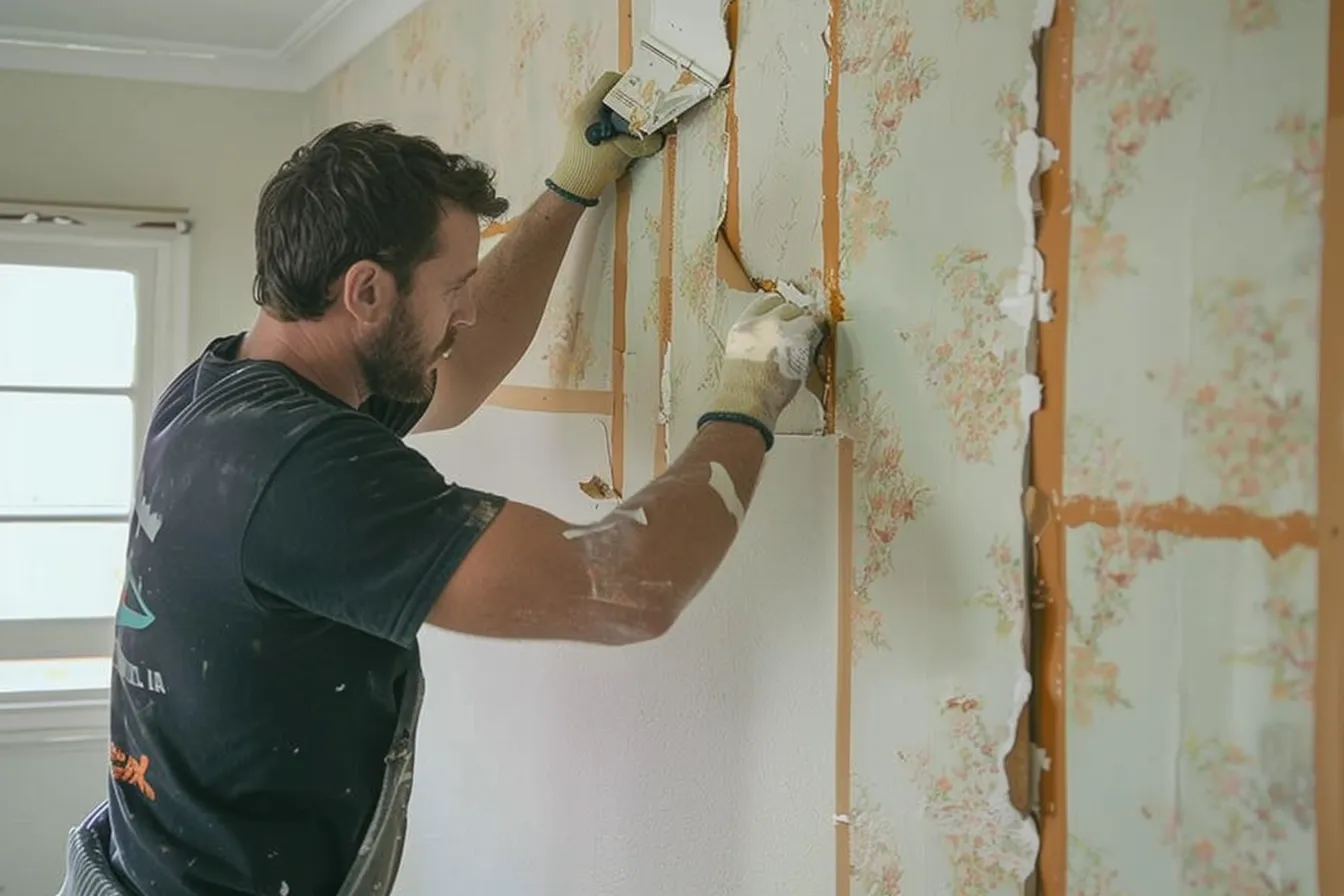 Wow! This simple trick will help you remove old wallpaper in no time at