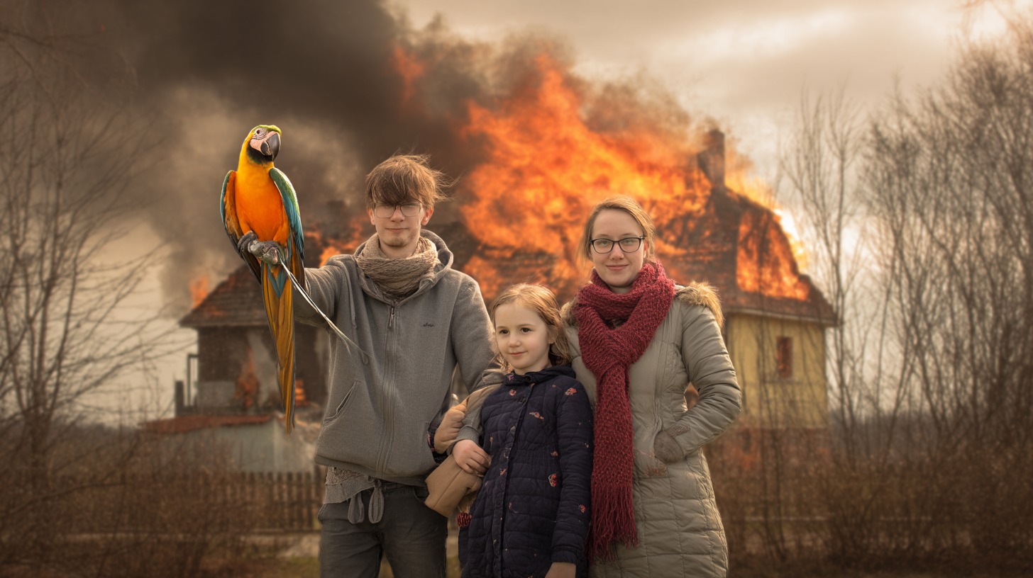 Parrot Warns Family of Fire How One Bird Saved Lives with Its